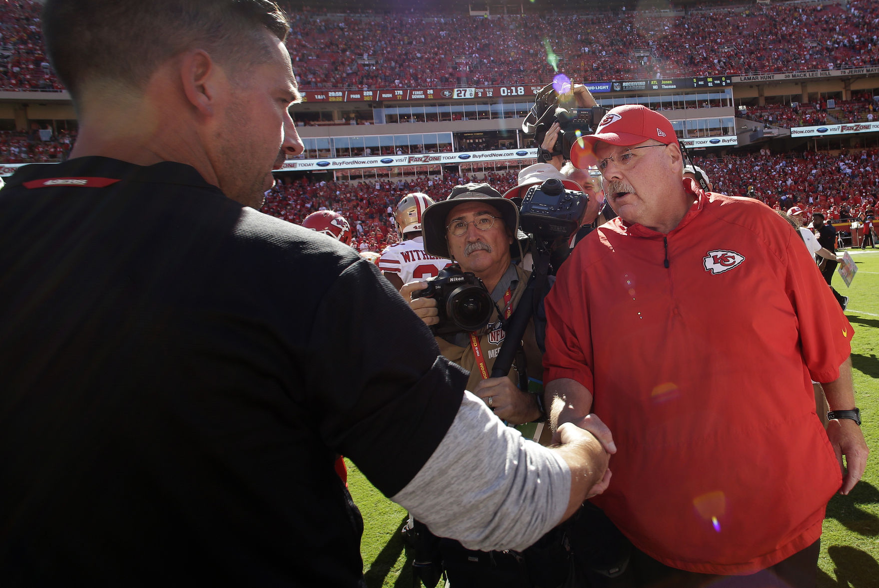 3. Head coaches: Andy Reid vs. Kyle Shanahan